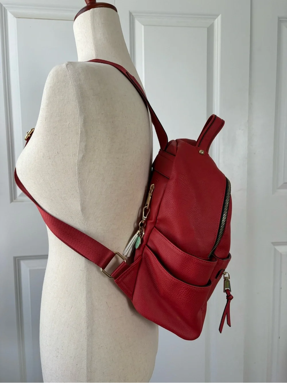 La Terre soft vegan leather backpack